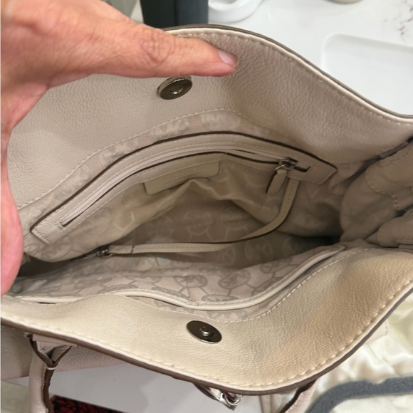 Michael Kors Off-White Leather Satchel - Picture 2 of 4